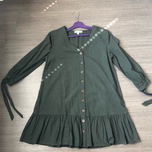 Olive Sundress She + Sky 100% cotton